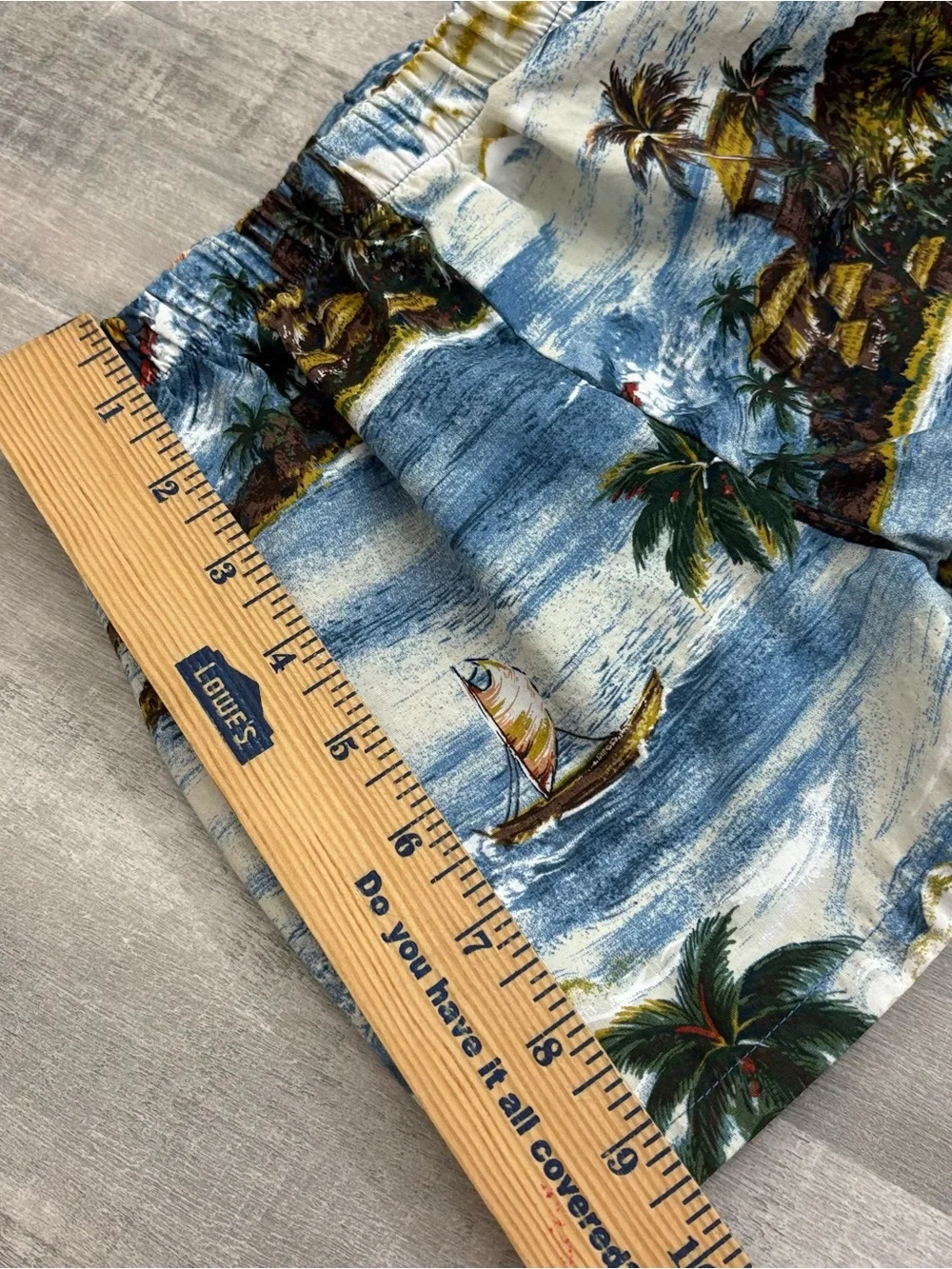 Vintage Nui Nalu Kids Size 2 Tropical Hawaiian Surf Shirt Shorts Set 100% cotton